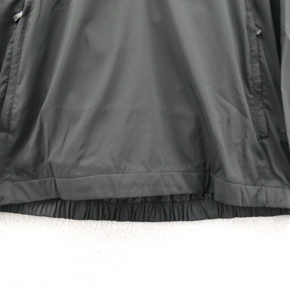 Adidas‎ Golf Jacket Mens Medium Black 1/4 Zip Pullover PGA Casual Preppy Top New